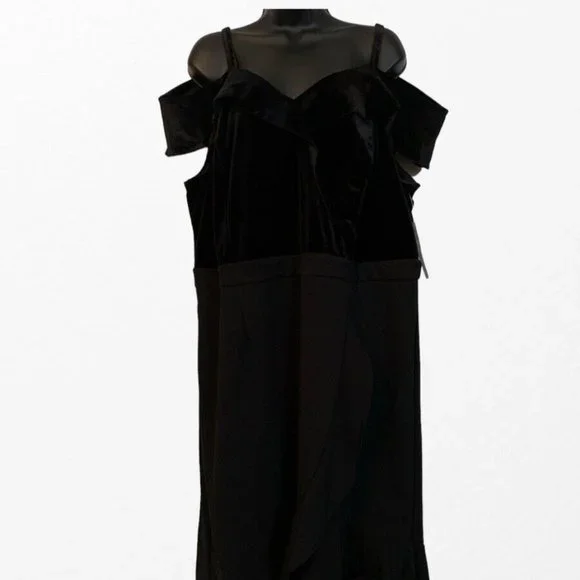 green emerald velvet dress Addison Glitter Mesh Formal Dress
